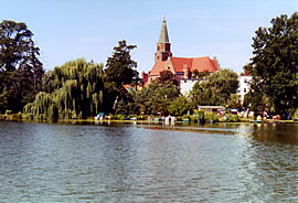 Blick auf die Brandenburger Dominsel